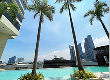 The Salcedo Park pool area