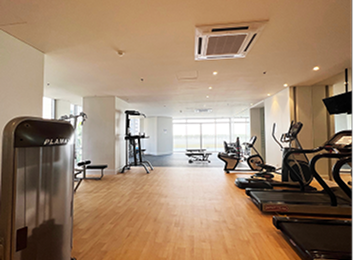 The Salcedo Park fitness gym