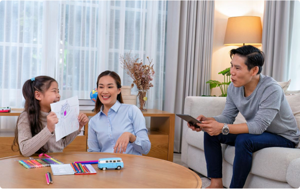 Family in a Residential Property by Nobleland Ventures